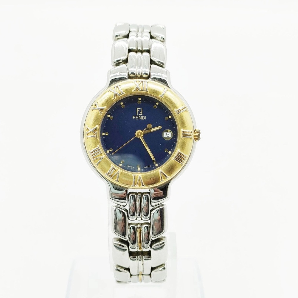 Fendi Watch Women's Blue and Silver